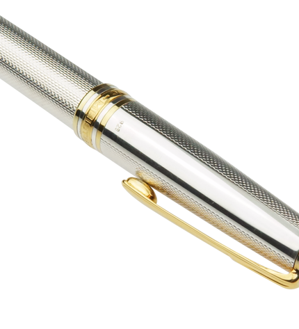 Montblanc Meisterstück Solitaire 925er Sterling Silber Füller No.144 Classique