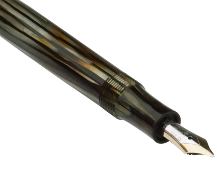 Montblanc Meisterstück Füller No.142 Grau Gestreift - Vintage Zelluloid - meisterstück-shop.de