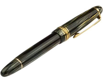 Montblanc Meisterstück Füller No.142 Grau Gestreift - Vintage Zelluloid - meisterstück-shop.de