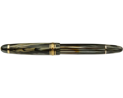 Montblanc Meisterstück Füller No.142 Grau Gestreift - Vintage Zelluloid - meisterstück-shop.de