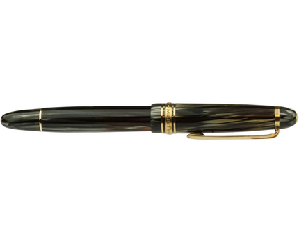 Montblanc Meisterstück Füller No.142 Grau Gestreift - Vintage Zelluloid - meisterstück-shop.de