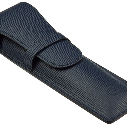 Montblanc Generation 2er Lederetui Navy Blau