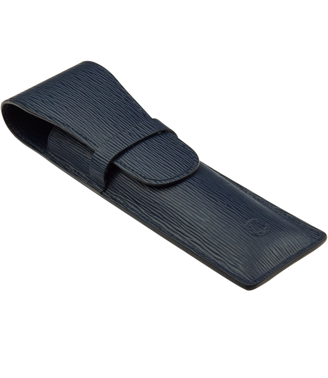 Montblanc Generation 2er Lederetui Navy Blau