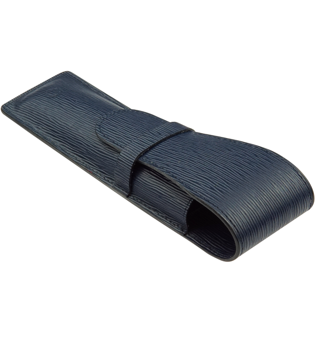 Montblanc Generation 2er Lederetui Navy Blau