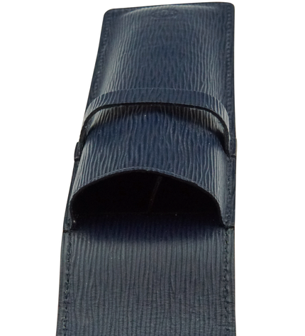 Montblanc Generation 2er Lederetui Navy Blau