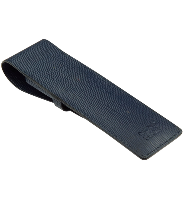 Montblanc Generation 2er Lederetui Navy Blau