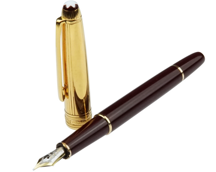 Montblanc Meisterstück Solitaire Doué Vermeil Füller No.144 Classique Bordeaux - meisterstück-shop.de