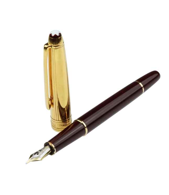 Montblanc Meisterstück Solitaire Doué Vermeil Füller No.144 Classique Bordeaux