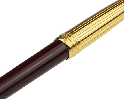 Montblanc Meisterstück Solitaire Doué Vermeil Füller No.144 Classique Bordeaux - meisterstück-shop.de