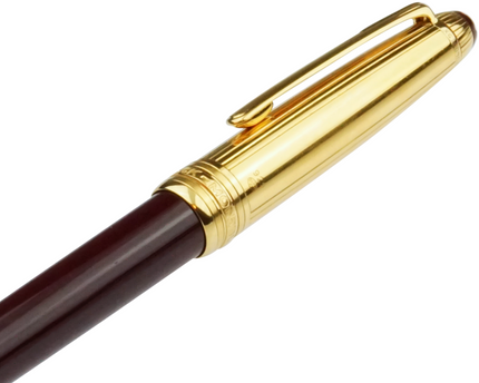Montblanc Meisterstück Solitaire Doué Vermeil Füller No.144 Classique Bordeaux - meisterstück-shop.de