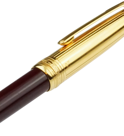 Montblanc Meisterstück Solitaire Doué Vermeil Füller No.144 Classique Bordeaux