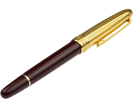 Montblanc Meisterstück Solitaire Doué Vermeil Füller No.144 Classique Bordeaux - meisterstück-shop.de