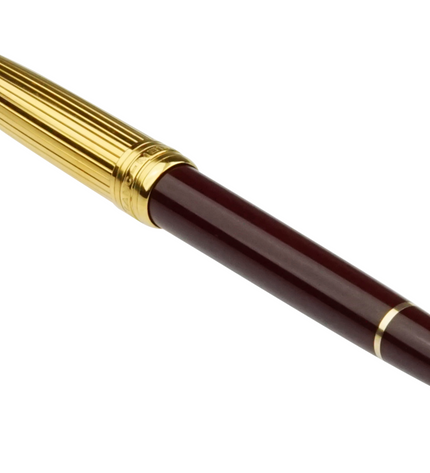 Montblanc Meisterstück Solitaire Doué Vermeil Füller No.144 Classique Bordeaux