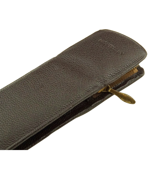 Montblanc Vintage 2er Lederetui Braun