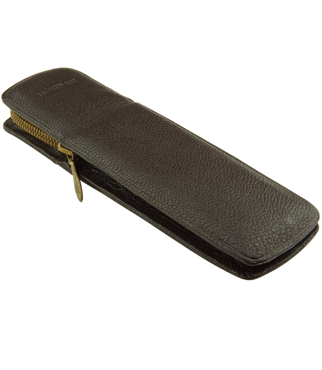 Montblanc Vintage 2er Lederetui Braun