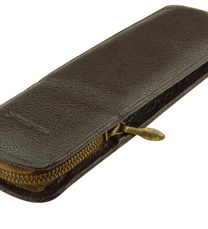 Montblanc Vintage 2er Lederetui Braun