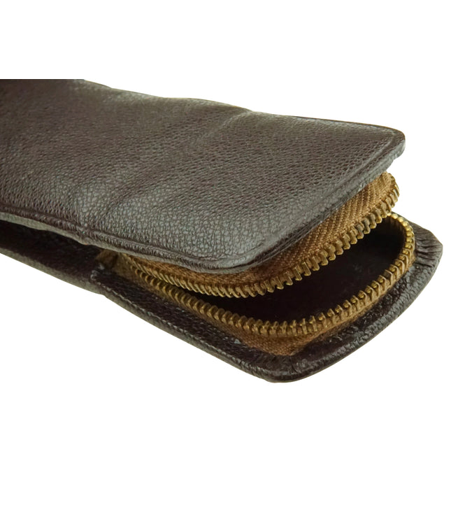 Montblanc Vintage 2er Lederetui Braun