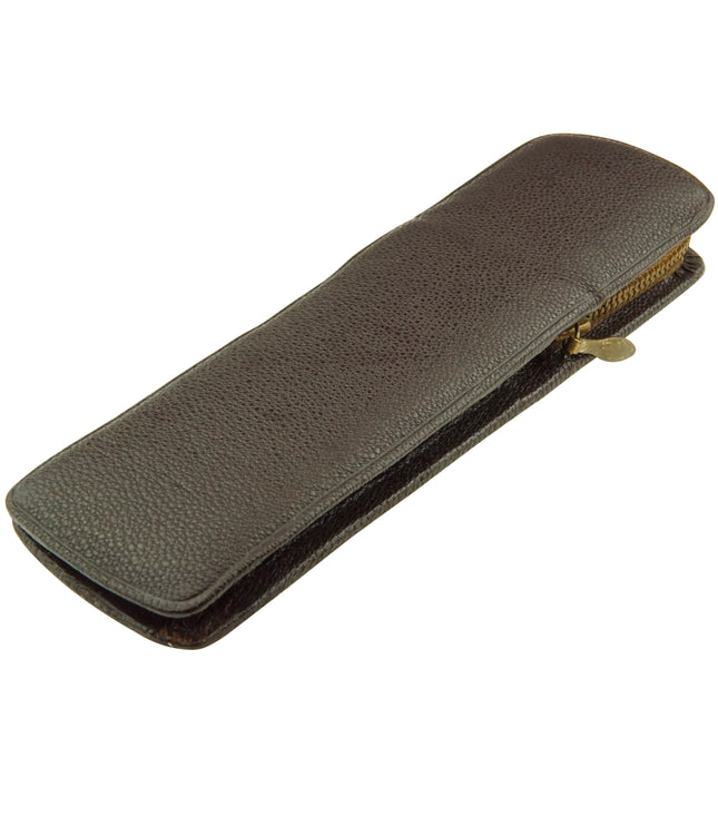 Montblanc Vintage 2er Lederetui Braun