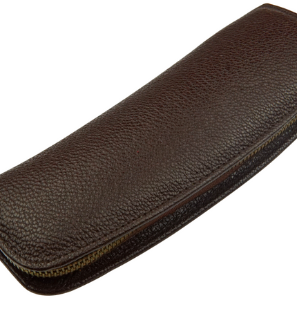 Montblanc Vintage 2er Lederetui Braun