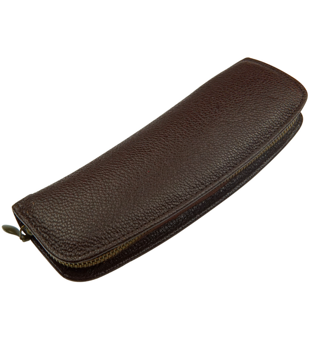 Montblanc Vintage 2er Lederetui Braun