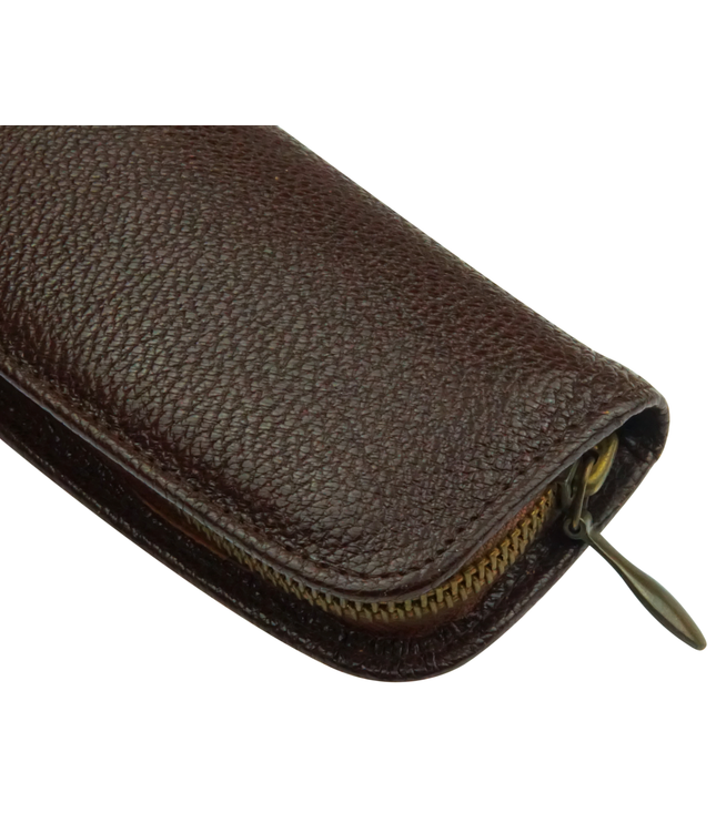 Montblanc Vintage 2er Lederetui Braun