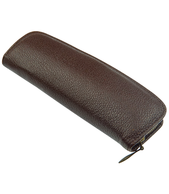 Montblanc Vintage 2er Lederetui Braun
