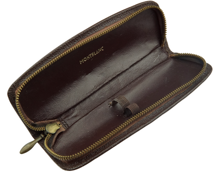 Montblanc Vintage 2er Lederetui Braun - meisterstück-shop.de