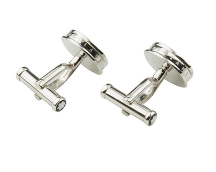 Montblanc Men's Jewellery Perlmutt Manschettenknöpfe 750er Weißgold - meisterstück-shop.de