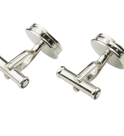 Montblanc Men's Jewellery Perlmutt Manschettenknöpfe 750er Weißgold