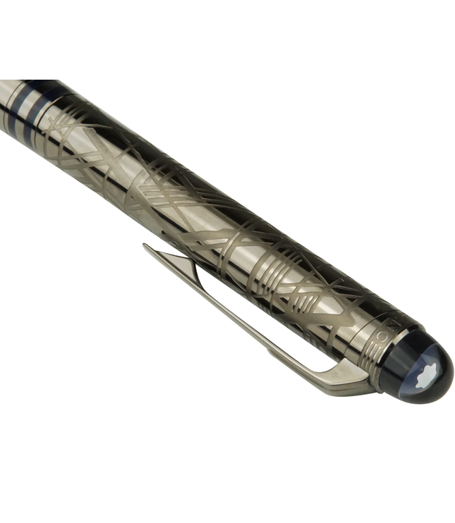 Montblanc Starwalker Spaceblue Metal Line Kugelschreiber