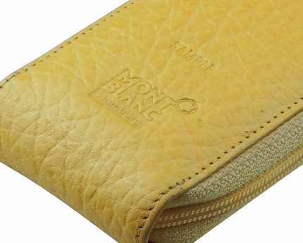 Montblanc Meisterstück Soft Grain 2er Lederetui Gelb - Sample - meisterstück-shop.de
