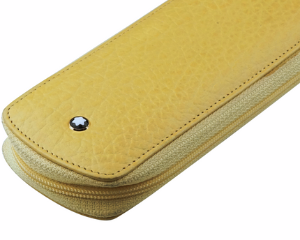 Montblanc Meisterstück Soft Grain 2er Lederetui Gelb - Sample - meisterstück-shop.de