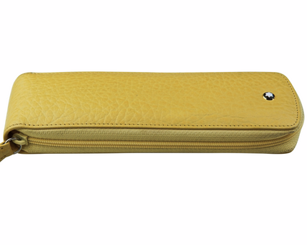 Montblanc Meisterstück Soft Grain 2er Lederetui Gelb - Sample - meisterstück-shop.de