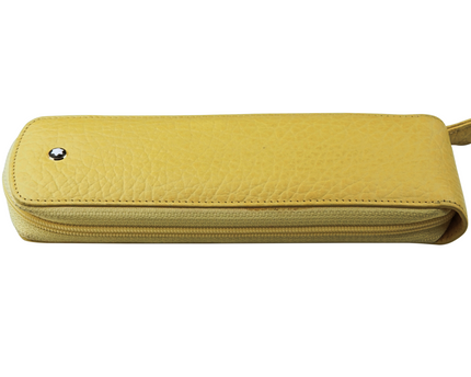 Montblanc Meisterstück Soft Grain 2er Lederetui Gelb - Sample - meisterstück-shop.de
