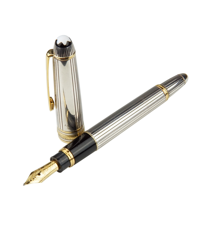 Montblanc Meisterstück Solitaire 925er Sterling Silber Füller No.114 Mozart