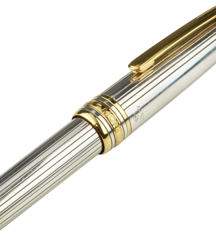 Montblanc Meisterstück Solitaire 925er Sterling Silber Füller No.114 Mozart