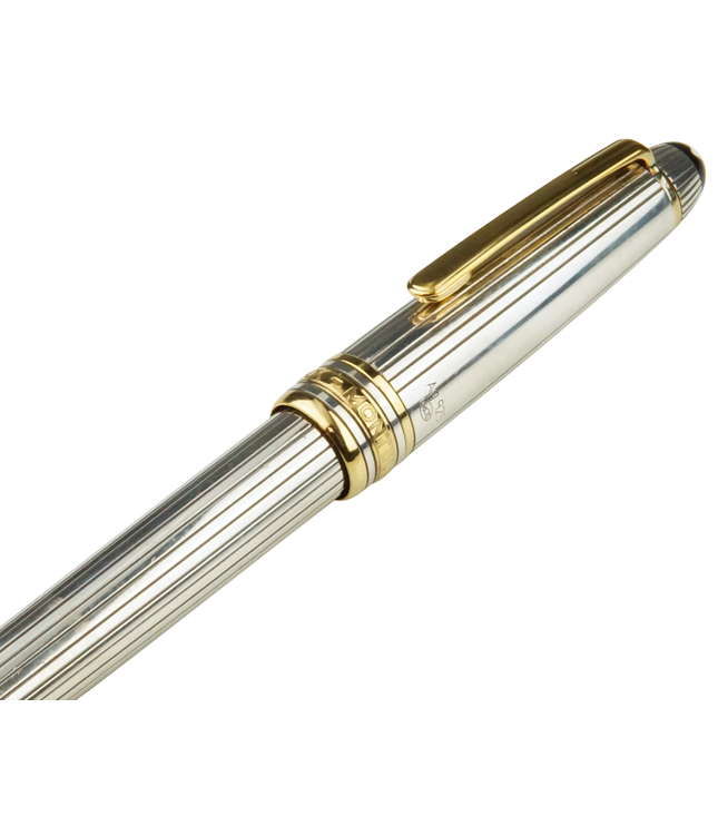 Montblanc Meisterstück Solitaire 925er Sterling Silber Füller No.114 Mozart