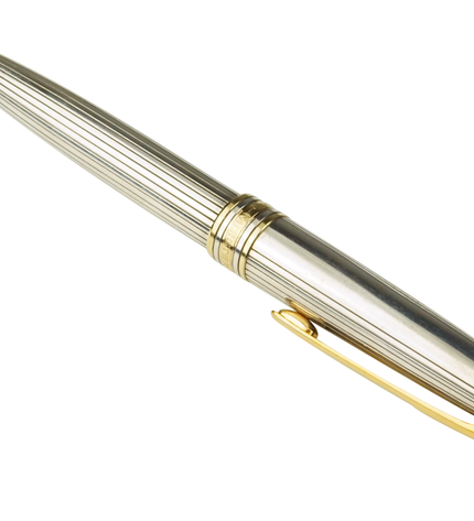 Montblanc Meisterstück Solitaire 925er Sterling Silber Kugelschreiber No.164 Classique