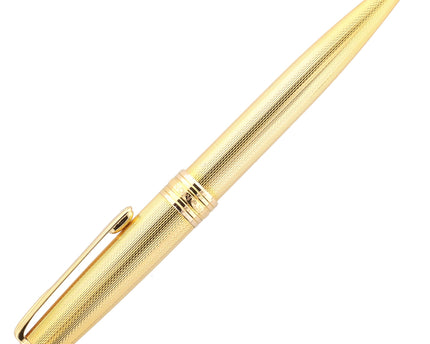 Montblanc Meisterstück Solitaire Gold Plated Kugelschreiber No.164 Classique