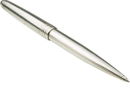 Montblanc Meisterstück Solitaire Pure Silver Kugelschreiber No.164 Classique