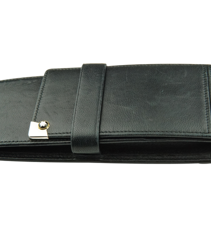 Montblanc Meisterstück Platinum Line 3er Lederetui Schwarz