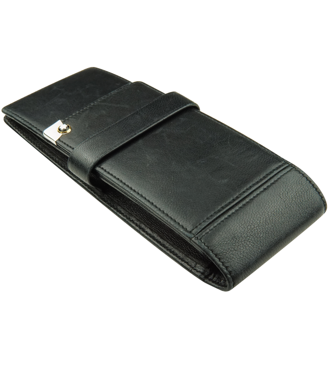 Montblanc Meisterstück Platinum Line 3er Lederetui Schwarz