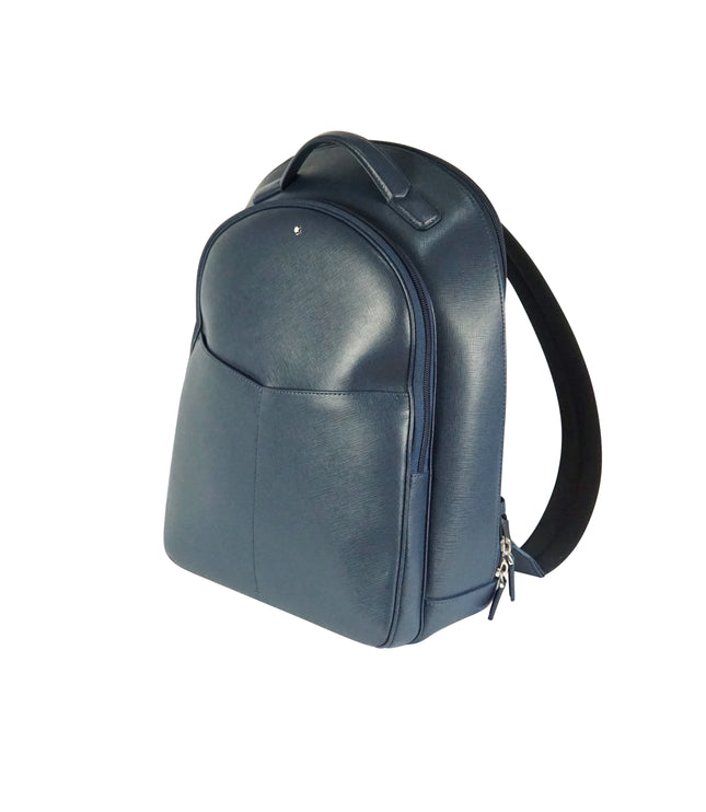 Montblanc Sartorial Rucksack Small Navy Blau