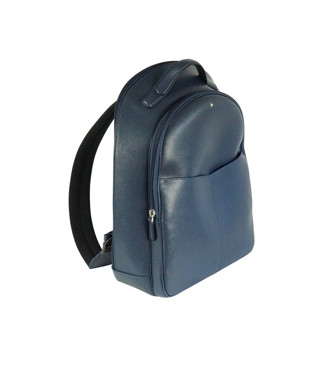 Montblanc Sartorial Rucksack Small Navy Blau