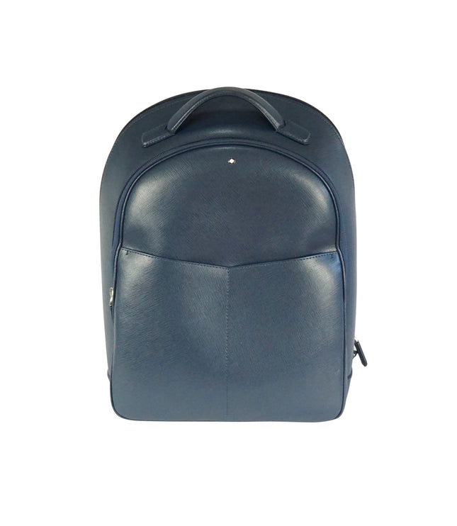 Montblanc Sartorial Rucksack Small Navy Blau