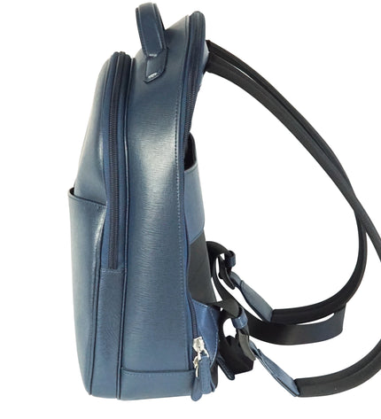Montblanc Sartorial Rucksack Small Navy Blau