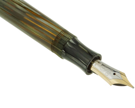 Montblanc Meisterstück Füller No.146G LeGrand Grün Gestreift - Vintage Zelluloid