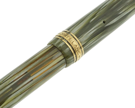Montblanc Meisterstück Füller No.146G LeGrand Grün Gestreift - Vintage Zelluloid