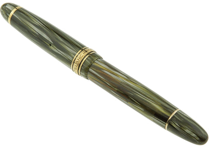 Montblanc Meisterstück Füller No.146G LeGrand Grün Gestreift - Vintage Zelluloid