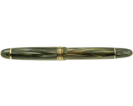 Montblanc Meisterstück Füller No.146G LeGrand Grün Gestreift - Vintage Zelluloid